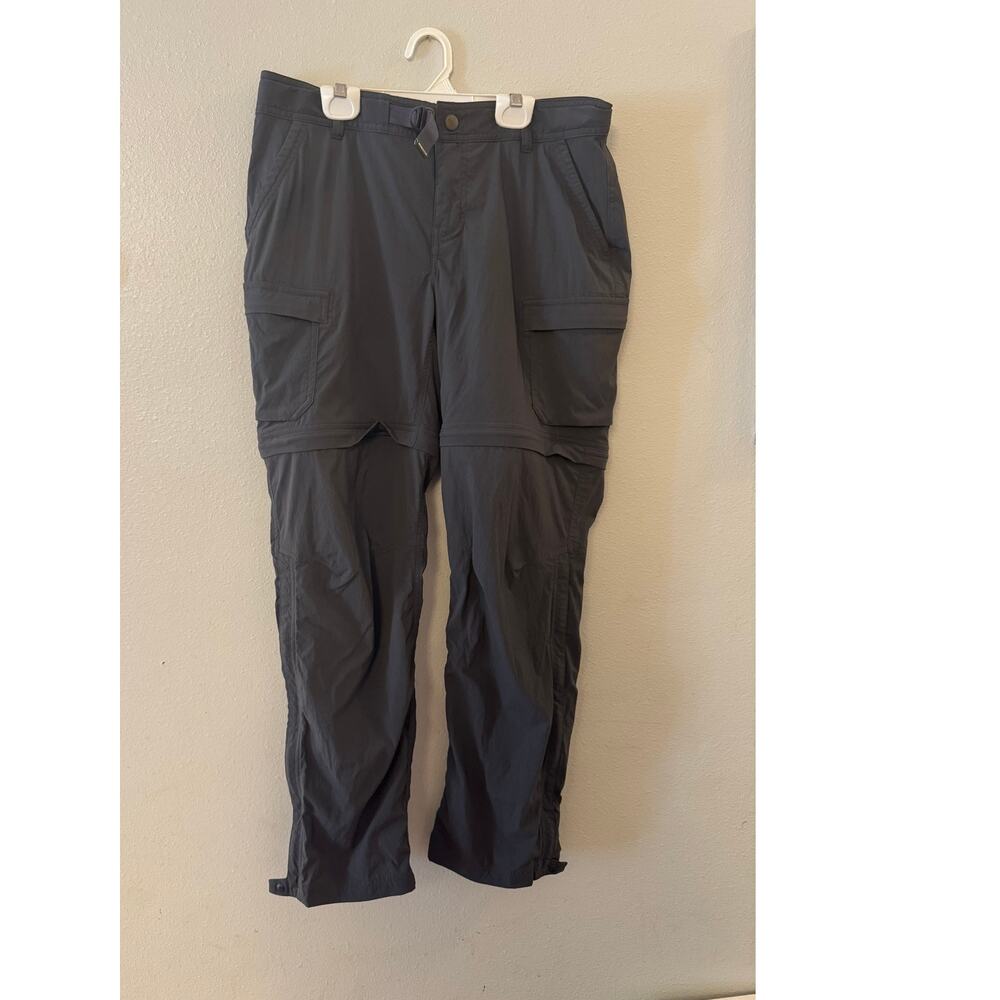 REI Charcoal Convertible Straight Leg Pants